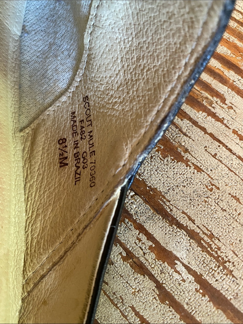Frye Black Leather Slip-On Clogs - Picture 9 of 9
